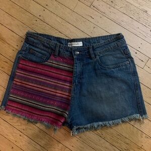 Bohemian Fringe Denim Shorts